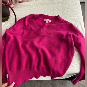 Pink sweater size small